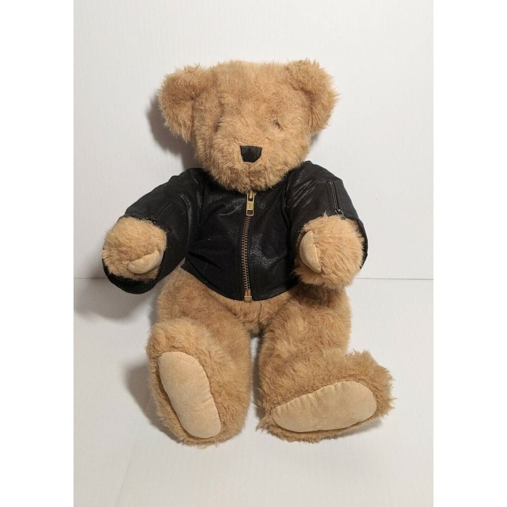 Vermont Teddy Bear Co Jointed Teddybear Vintage 1992 18" Tall Made in USA